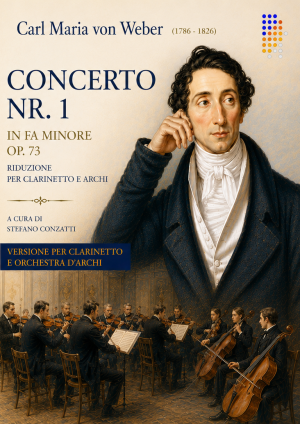 CONCERTO N. 1 IN FA MIN. PER CLARINETTO E ARCHI