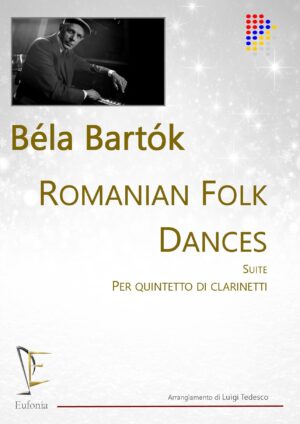 ROMANIAN FOLK DANCES PER 5 CLARINETTI
