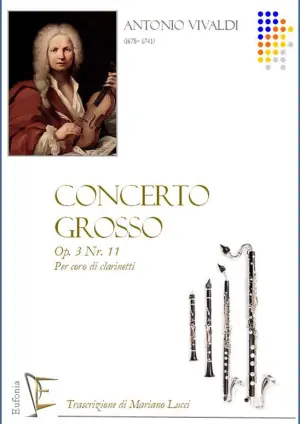 CONCERTO GROSSO OP. 3 NR. 11 PER QUARTETTO DI CLARINETTI