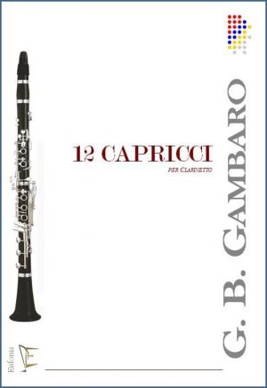 12 CAPRICCI PER CLARINETTO edizioni_eufonia
