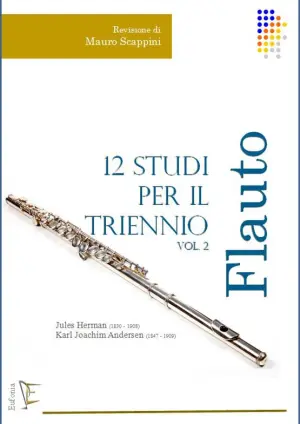 12 STUDI PER IL TRIENNIO DI FLAUTO - VOL. 2. edizioni_eufonia