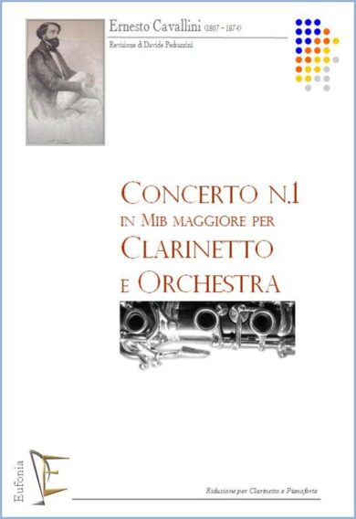 CONCERTO NR. 1 IN MIb PER CLARINETTO E ORCHESTRA - RID. CL. PF. edizioni_eufonia