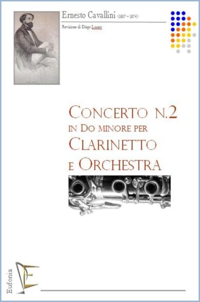 CONCERTO NR. 2  IN DO MIN. PER CLARINETTO E ORCHESTRA edizioni_eufonia