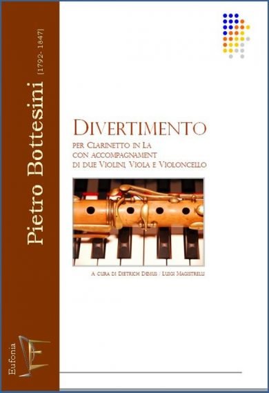 DIVERTIMENTO PER CLARINETTO E QUARTETTO D'ARCHI edizioni_eufonia