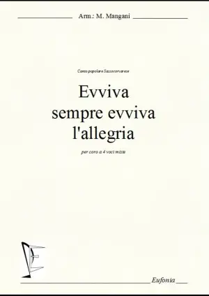 EVVIVA SEMPRE EVVIVA L'ALLEGRIA edizioni_eufonia