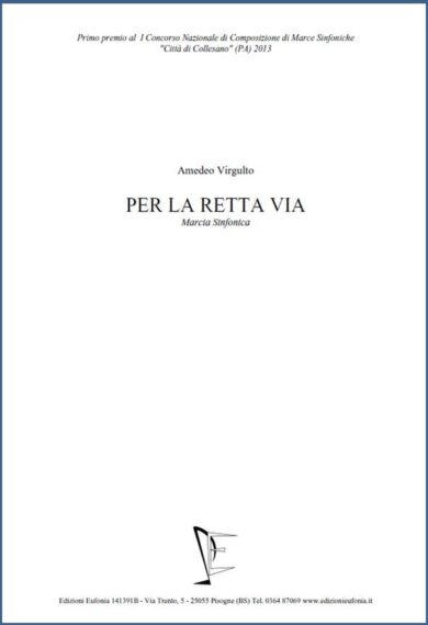 PER LA RETTA VIA edizioni_eufonia