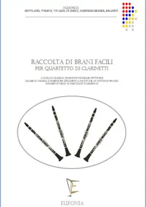 RACCOLTA DI BRANI FACILI PER QUARTETTO DI CLARINETTI edizioni_eufonia