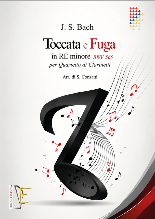TOCCATA E FUGA IN RE MIN. PER QUARTETTO DI CLARINETTI