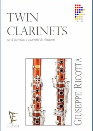 TWIN CLARINETS PER QUARTETTO DI CLARINETTI