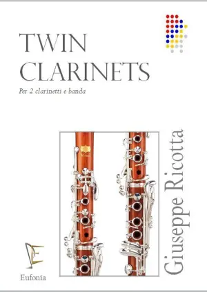 TWIN CLARINETS FOR TWO CLARINETS AND PIANO