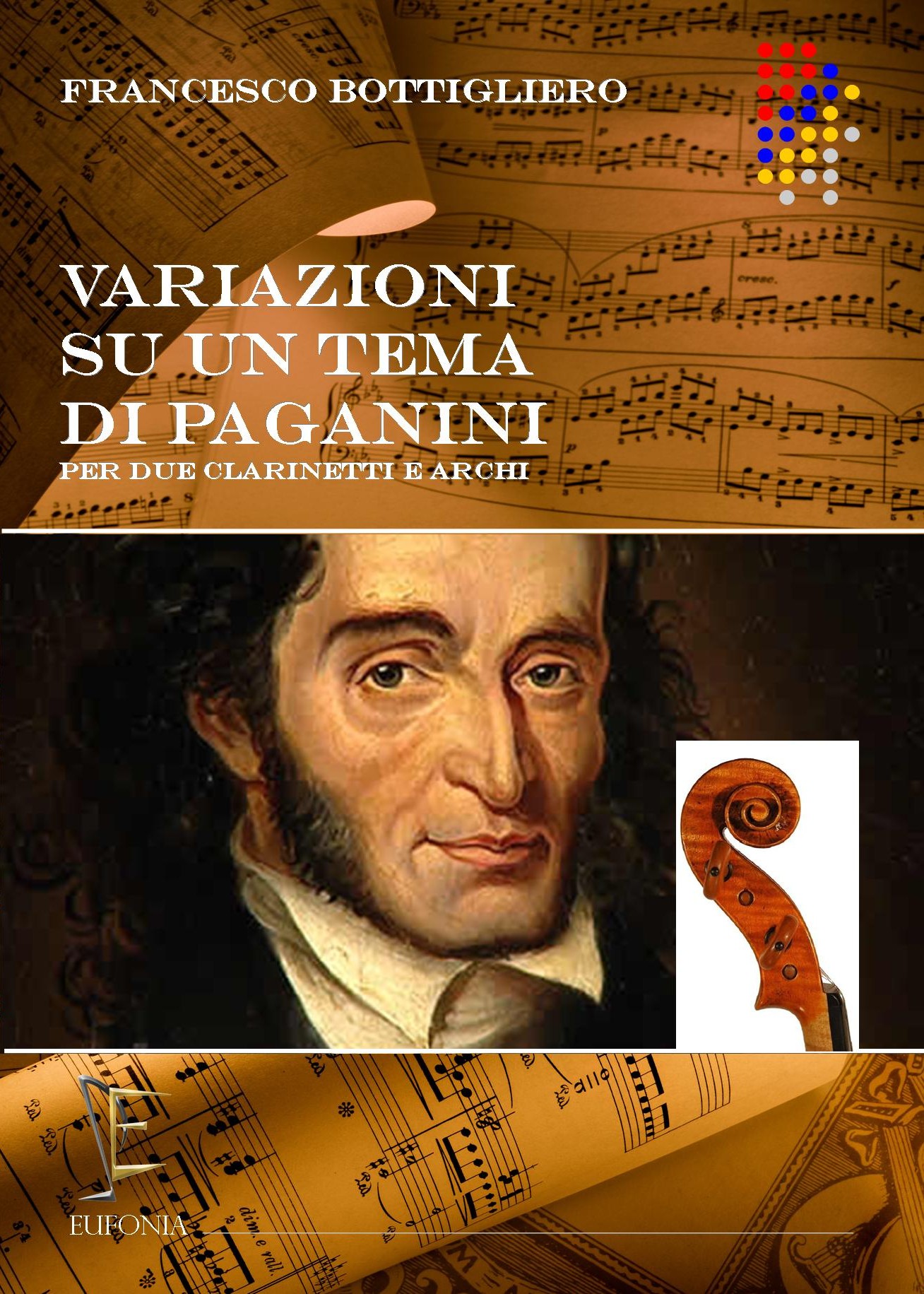 VARIAZIONI SU UN TEMA DI PAGANINI PER 2 CLARINETTI E ARCHI